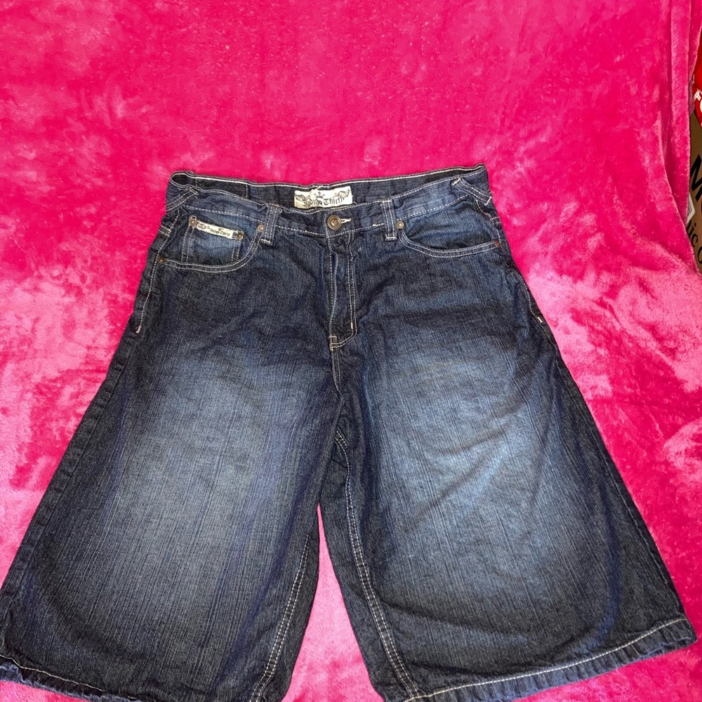 INDIGO THIRTY MENS JEANS SHORTS💕SIZE 36💕